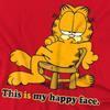Garfield Mens Happy Face T-Shirt