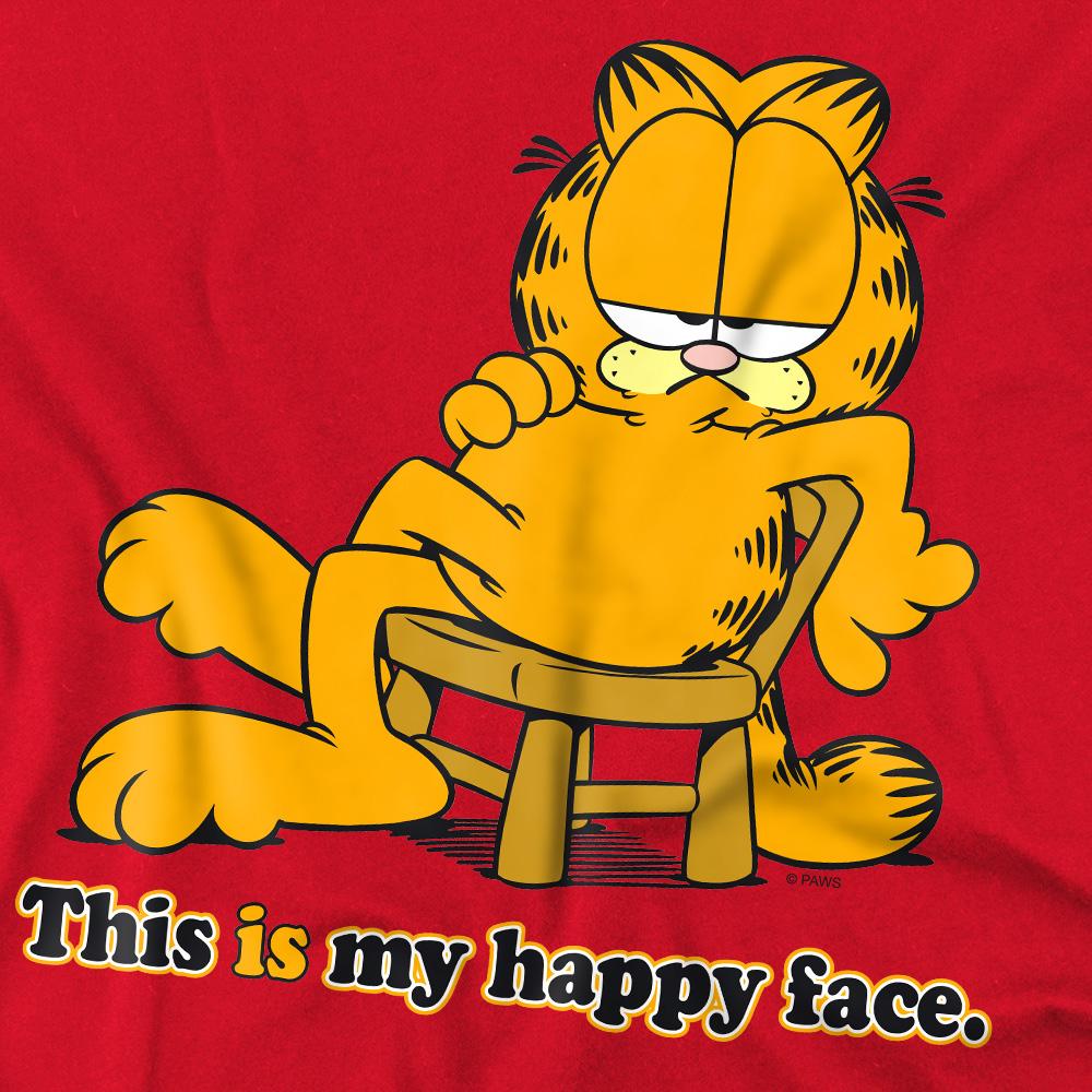 Garfield Mens Happy Face T-Shirt