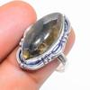 Натуральный драгоценный камень лабрадорит ювелирное кольцо из стерлингового серебра 925 пробы размер 7,5 d6J85