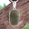 Moldavite Gemstone 925 Solid Sterling Silver Handmade Pendant Jewelry, Statement Women Ring, Gift For Her.