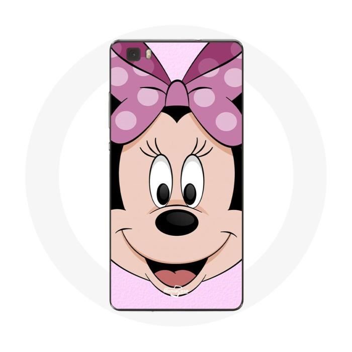 Coque pour Huawei P8 Lite Minnie Mouse Dessin animé rose
