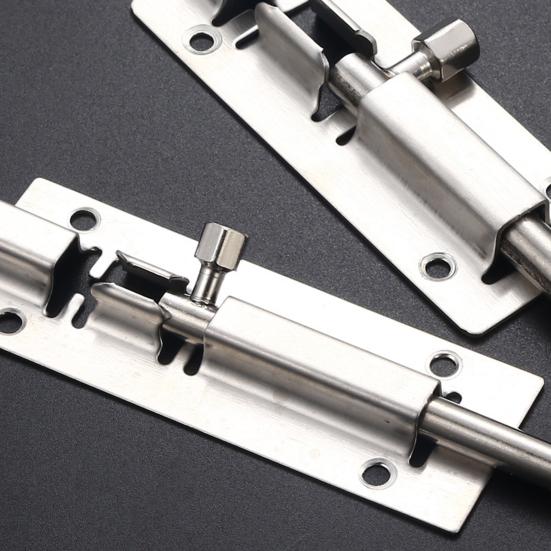 Дверной болт, 2 шт., удобная ручка, простая в установке, квадратный антикоррозийный болт из нержавеющей стали, дверной, оконный болт, замок, товары для дома