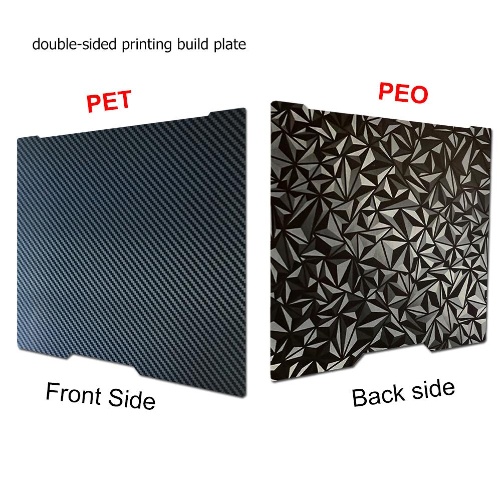For Bambu Lab H2D H2S Build Plate PEO PET PEY PEI Sheet Double-sided 3D Printer Bed Spring Steel Sheet for Bambulab H2d