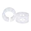 2Pcs Type-B Transparent Car Shock Absorber Spring Bumper Buffer Retainer Cushion