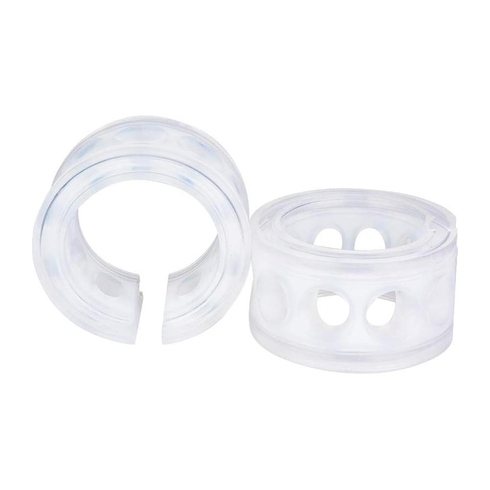 2Pcs Type-B Transparent Car Shock Absorber Spring Bumper Buffer Retainer Cushion