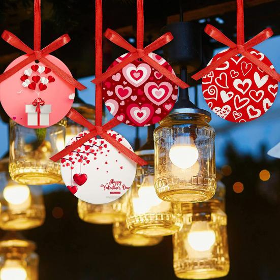 6/12 шт. Рождественский сублимационный-заготовка керамический кулон Белый круглый керамический подвес с золотой нитью для рукоделия Рождественская елка Персонализированный