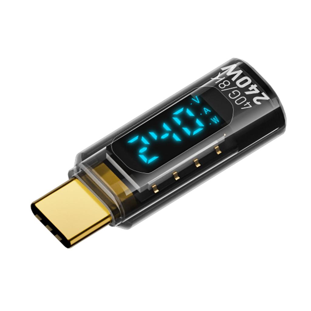 Быстрый 240 Вт разъем типа C, мощный USB-адаптер C со светодиодным индикатором, поддерживает видео 8K60 Гц и передачу данных 40 Гбит/с