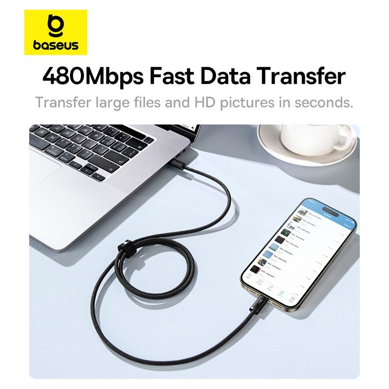 Baseus Кабель для быстрой зарядки данных серии Dynamic 3, тип C — Type-C, 100 Вт