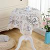 Круглая скатерть в простом стиле для домашнего хозяйства, круглая скатерть для дома, праздника, рождественской вечеринки, пикника, столовой