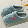 Хлопковые тапочки для женщин на осень и зиму, новый стиль для пар, теплая и толстая подошва, для дома и родов, с плюшевыми и пушистыми тапочками