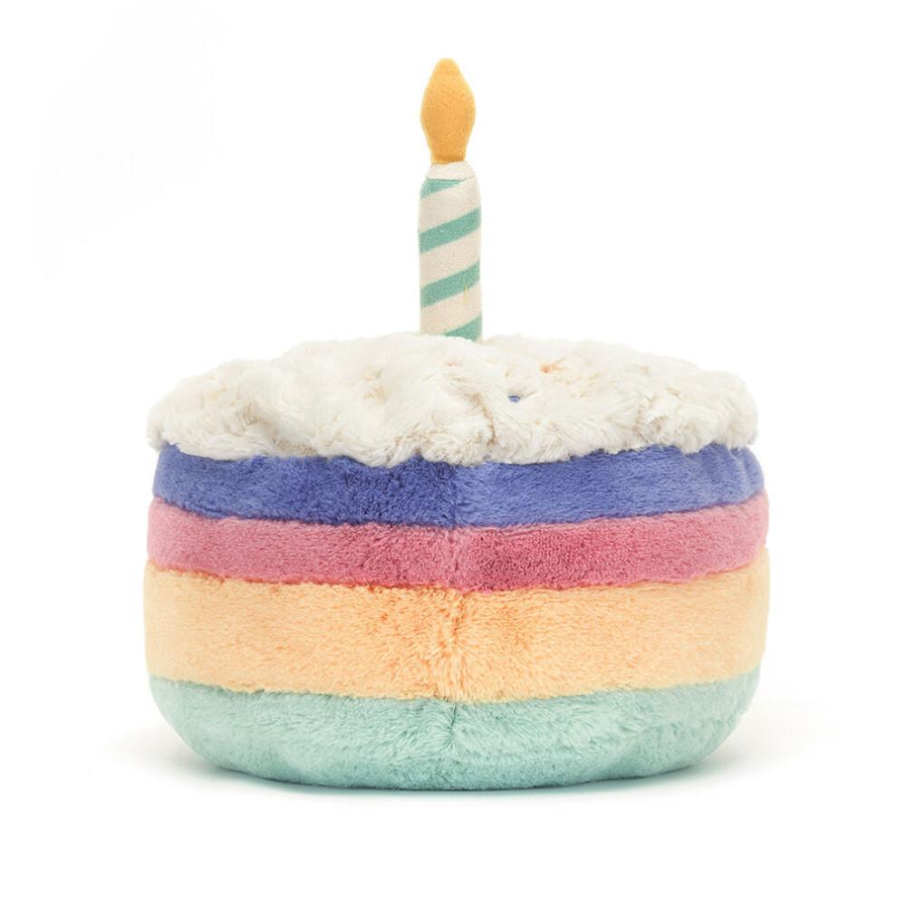 (22CM Amuseables Rainbow Birthday Cake ) Plush Toys, Birthday Gifts, Valentine's Day Gifts, Surprise Gifts