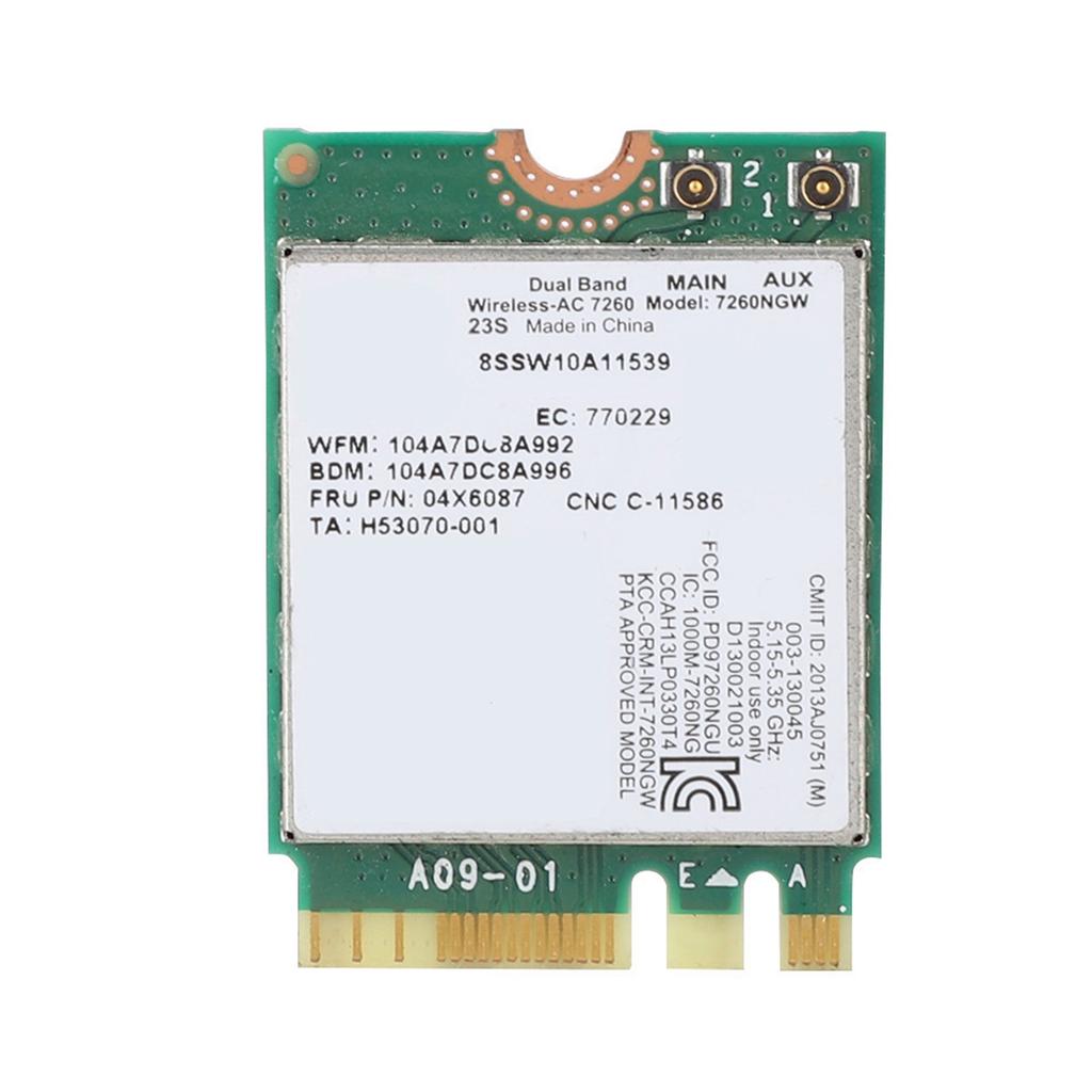 Для Intel 7260AC 7260NGW Двухдиапазонная беспроводная сетевая карта для Lenovo IBM Thinkpad FRU04X6087