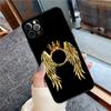 Изысканный Чехол для Телефона с Крыльями для iPhone 16 14 13 12 11 15 Pro Max 12 13 mini XR 15 16 Plus 16e Защитный Корпус