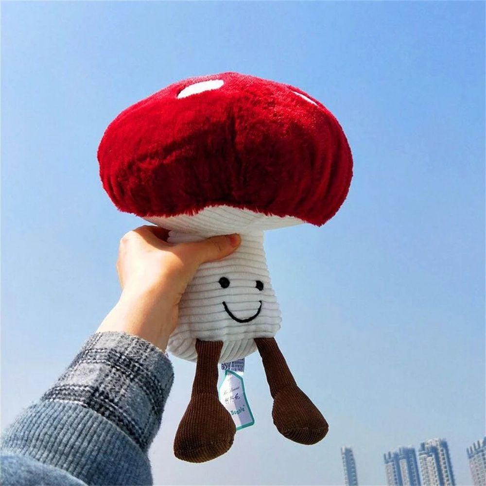 Cartoon Christmas Gift Mushroom Plush Toys Vegetables Mushroom Mushroom Stuffed Toy Soft Plush Doll
