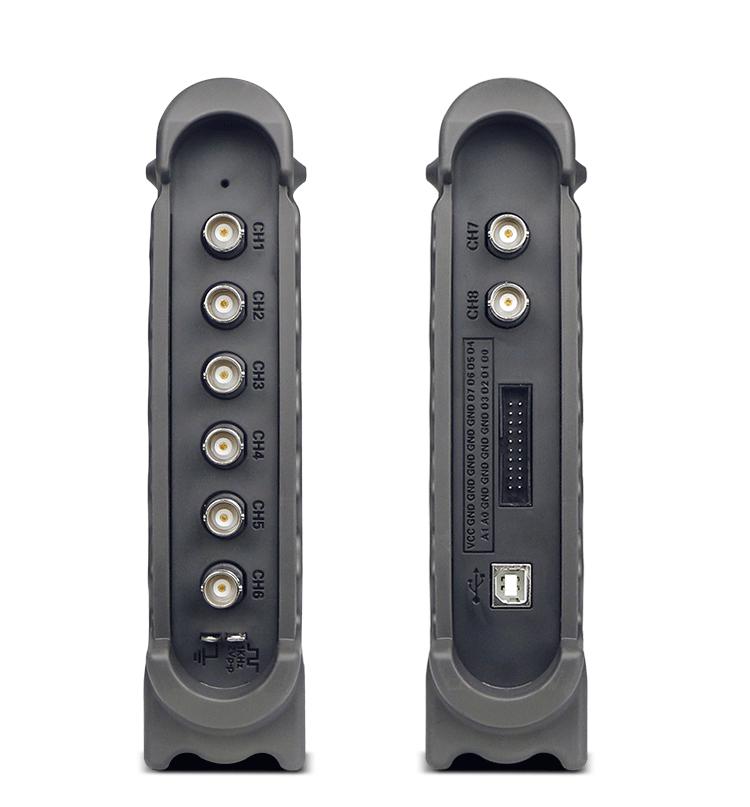 Hantek 1008C USB Автомобильный осциллограф с 8 каналами, датчиком зажигания, CAN-шиной и обнаружением исполнительных механизмов