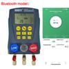Digital refrigeration pressure gauge, air conditioning temperature detector, multi-function vacuum pressure test tool kit