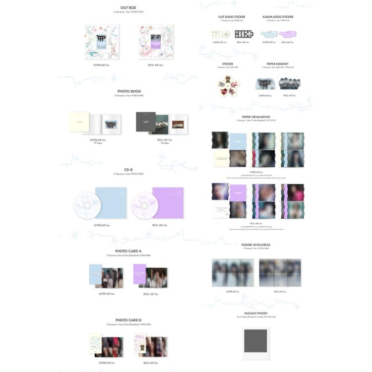 Выберите первый мини-альбом POB ILLIT SUPER REAL ME