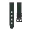 For Garmin Fenix 7/7 Pro Watch Strap 22mm Leather+Silicone Watch Band