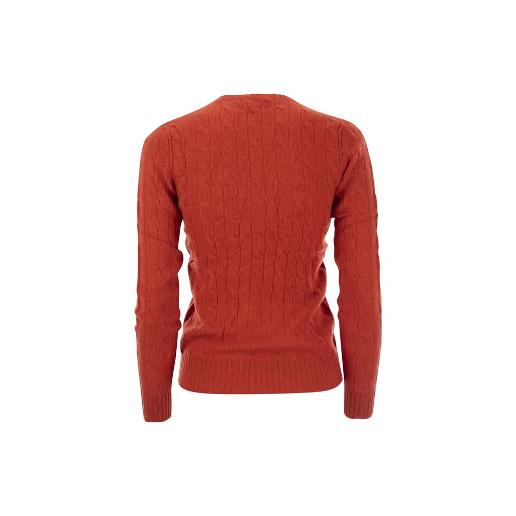 Женский свитер с круглым вырезом и вышитым логотипом Polo Ralph Lauren 211910421-007
