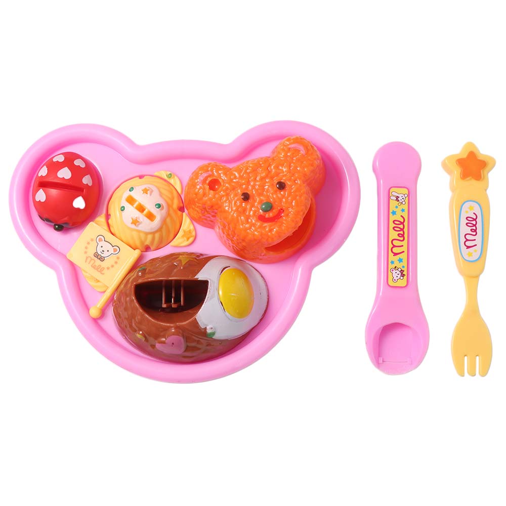 Fun Bear Box Play House Toys Role Play Pudding Feeding Set Boys Girls Food Feeding Toys Kids Toy