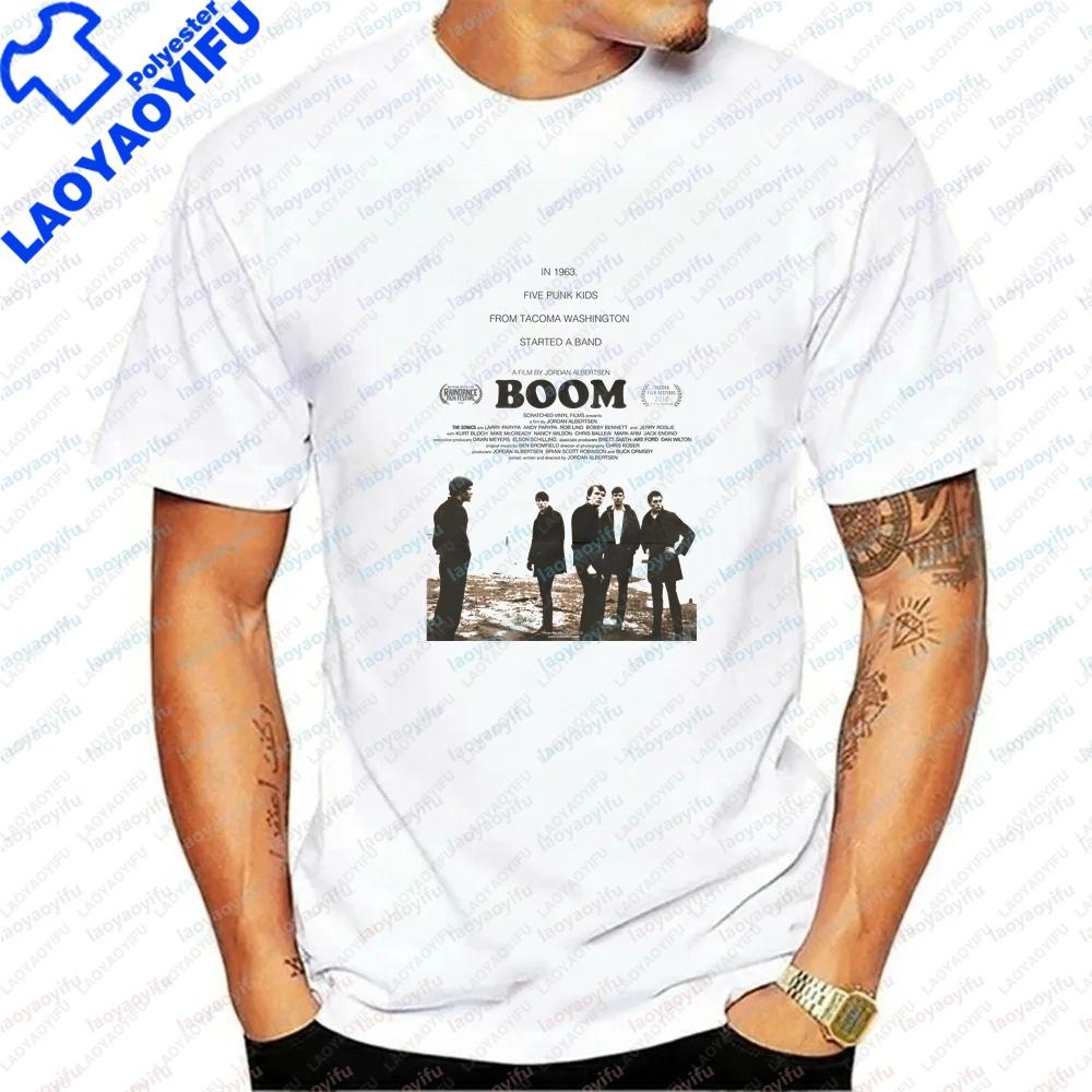 Retro The Sonics Rock Band Print Shirt Trendy Streetwear ShortSleeved Suitable For Both Unisex And Unisex Comfortable TShirt