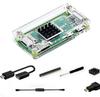 Прозрачный акриловый защитный корпус-кейс для Raspberry Pi Zero, аксессуары