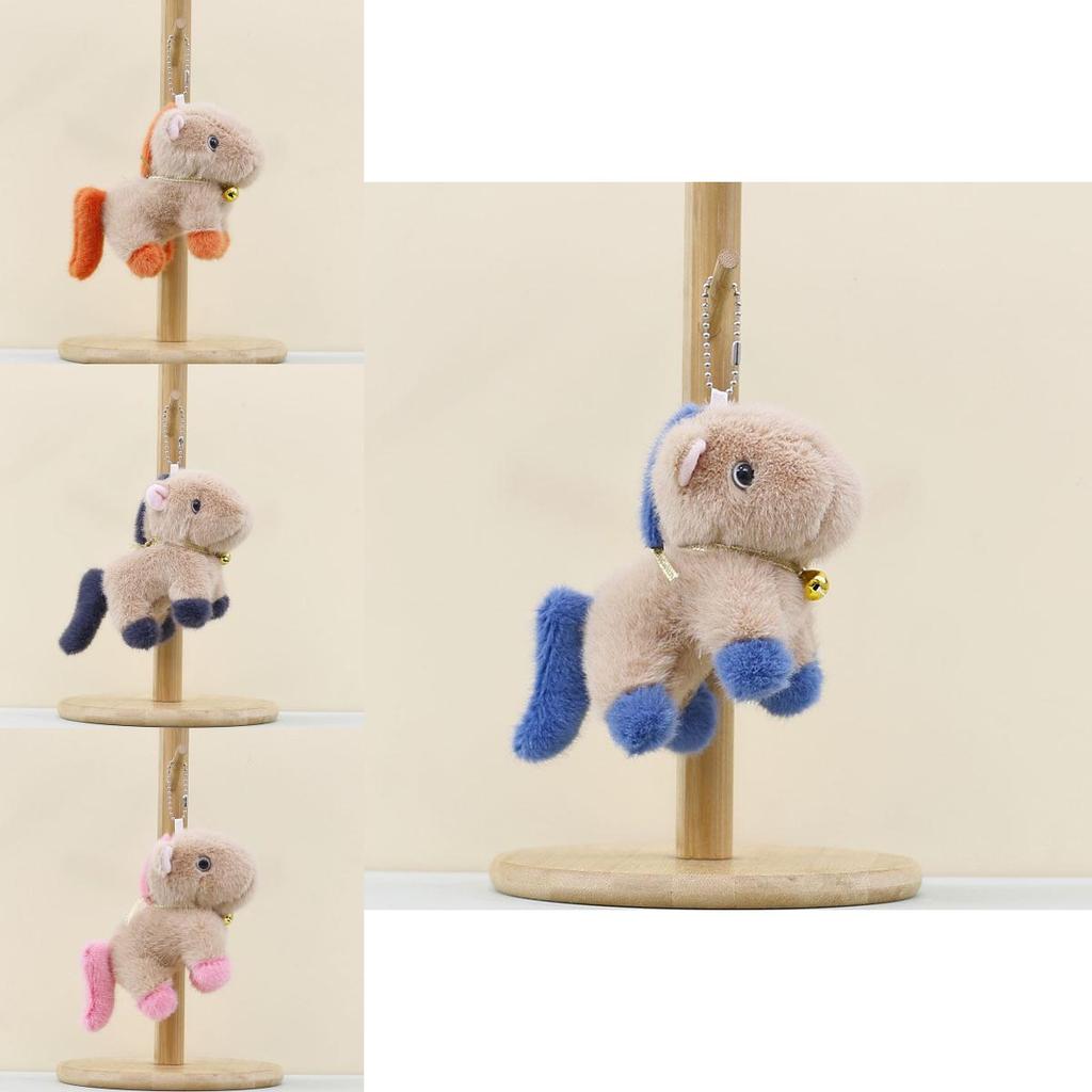 Очаровательный плюшевый брелок-пони с милым мультяшным дизайном для детей 12 см подарок