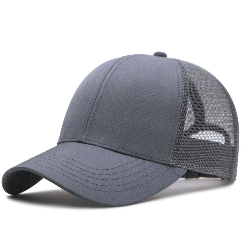 Summer Hat Men's Large Baseball Cap Large Mesh Breathable Large Head Circumference Peaked Cap Large Size Sun Protection Visor