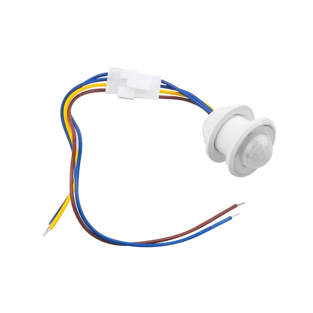 Motion Sensor Light Switch 220V 110V Pir Presence Sensor for Lighting Time Delay Adjust Movement Detector Lamp Automatic Switch