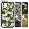 Мягкий чехол для телефона Krajews Daisy Flower для iPhone 14 5 6s 7 8 plus X XR XS 11 12 13 pro max Samsung Galaxy S21 S22 ultra
