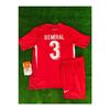 Merih Demiral Trkiye 2024 European Championship Red Children's Jersey (jersey Shorts Stockings)