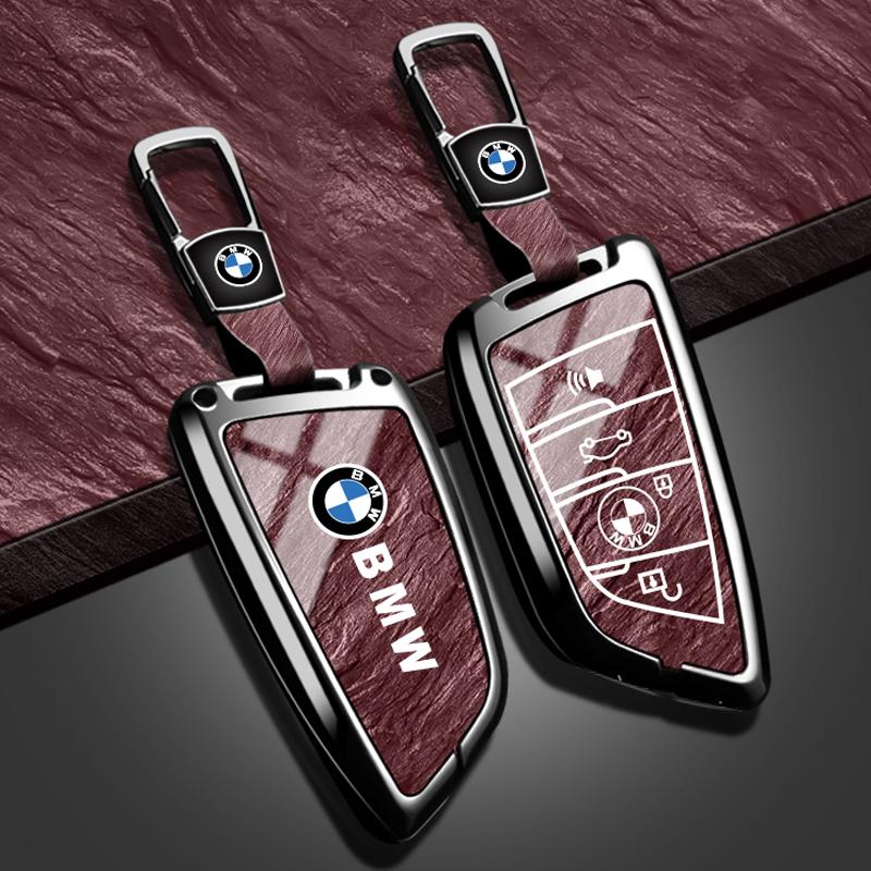 For BMW E81  Car Zinc Alloy Key Shell Key Case Holder Shell For BMW F20 G20 G30 X1 X3 X4 X5 G05 X6 X7 G11 F15 F16 G01 G02 F48 Car stickers