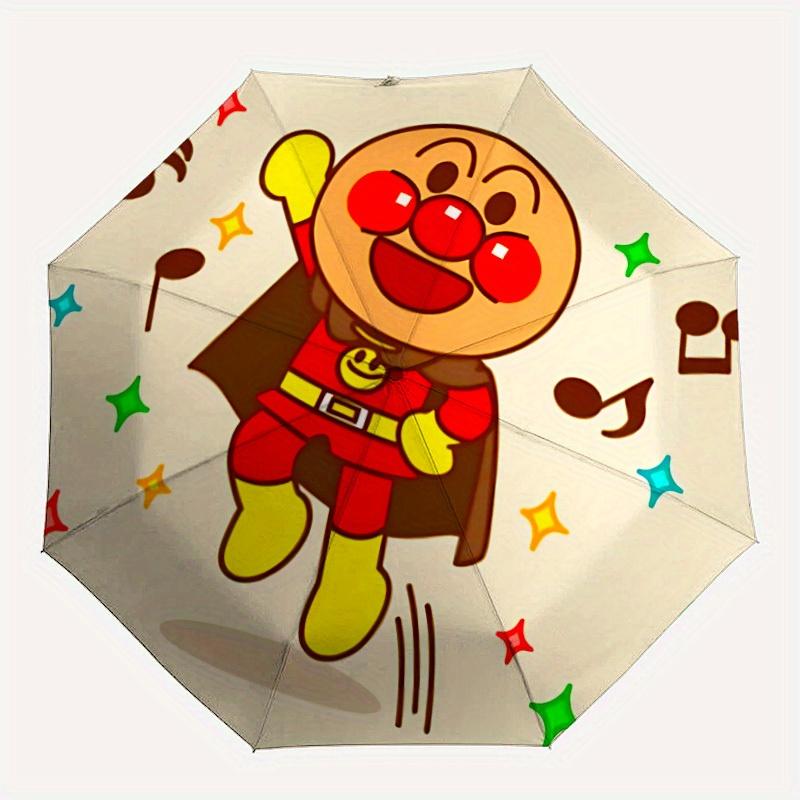 1pc Anpanman Automatic Cute Umbrella 8-Bone Design Compact Gear for Outdoor Travel, Perfect Gift for Friends or Family yy280828108