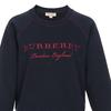 (WMNS) Burberry Logo Embroidered Hoodie Deep Blue Women's 40529791