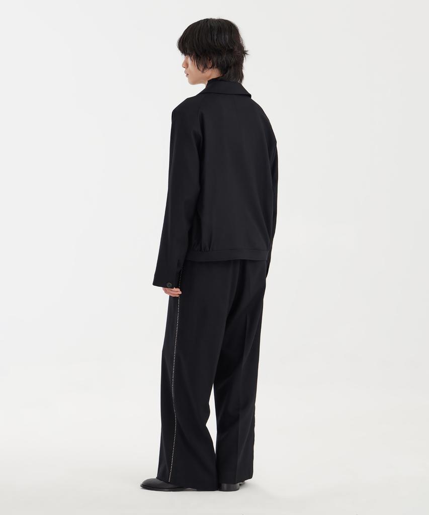 Youth Short Blouson Jacket - Black