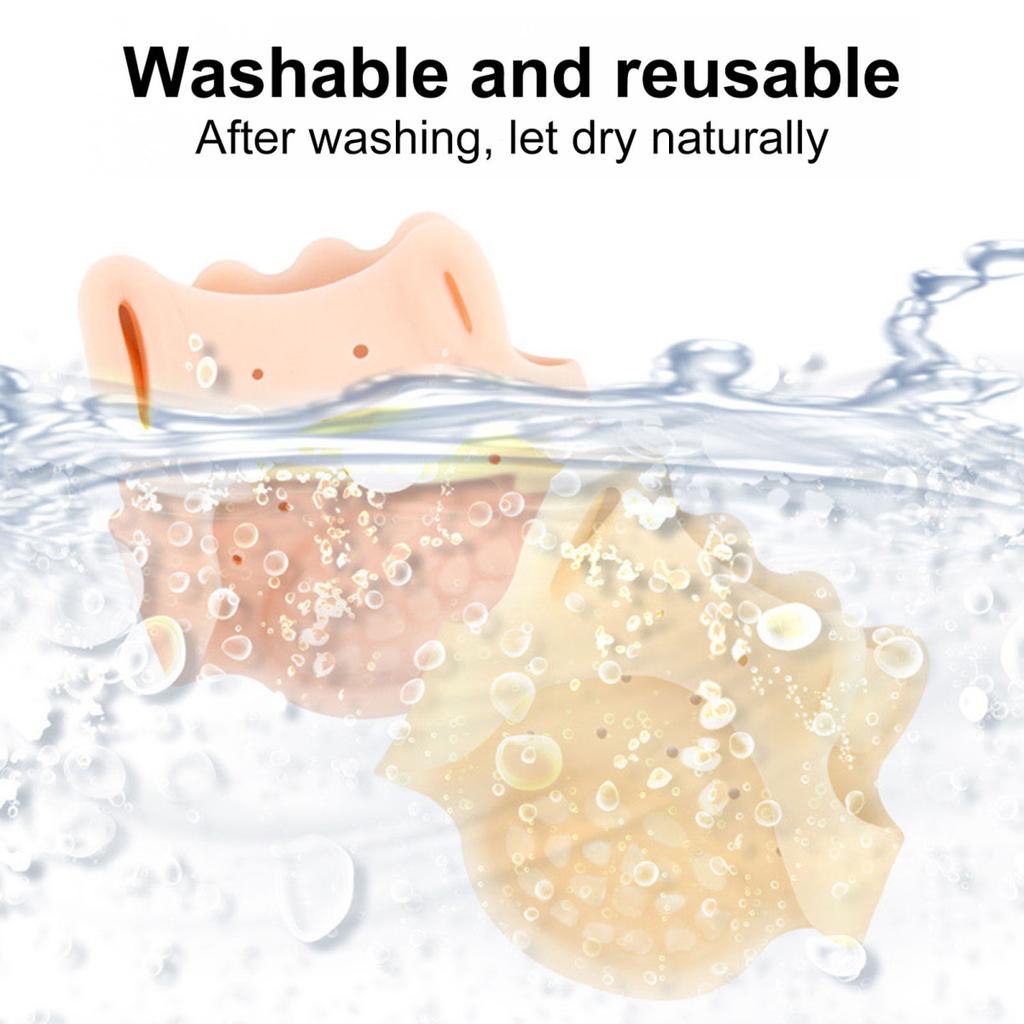 1 пара разделителей пальцев ног для женщин, корректор косточек на пальцах ног, мягкие силиконовые разделители для пальцев ног, для устранения накладывающихся друг на друга косточек на мозолях, облегчение боли в передней части стопы