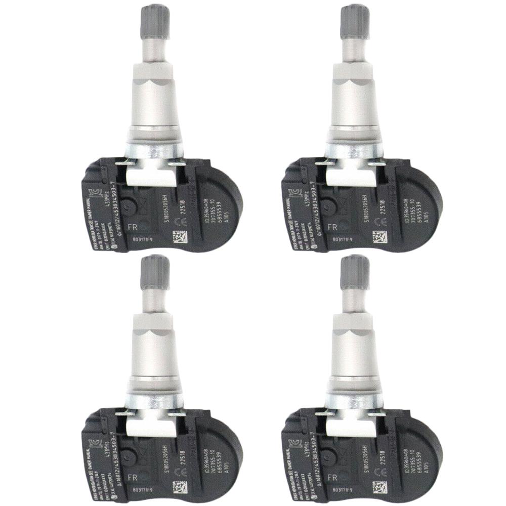 4Pcs Tire Pressure Monitoring Sensor TPMS For BMW 2 3 4 I M2 M3 M4 X1 X2 X5 X6 MINI 433MHz 36106876666, 36106855539, 36106881890
