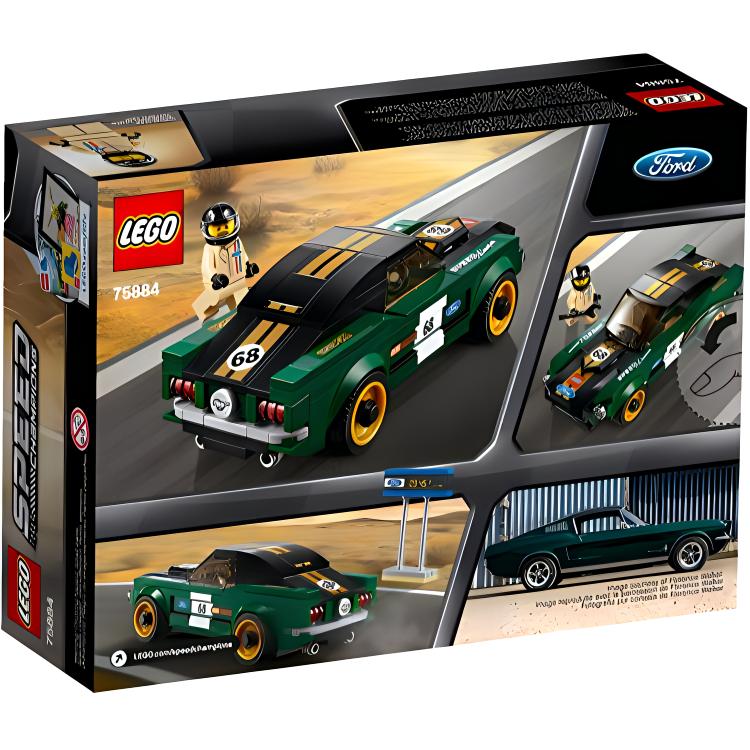 LEGO SpeedSuper Racing Collection Ford 1968 Ford Mustang Building Blocks 183pcs 75884