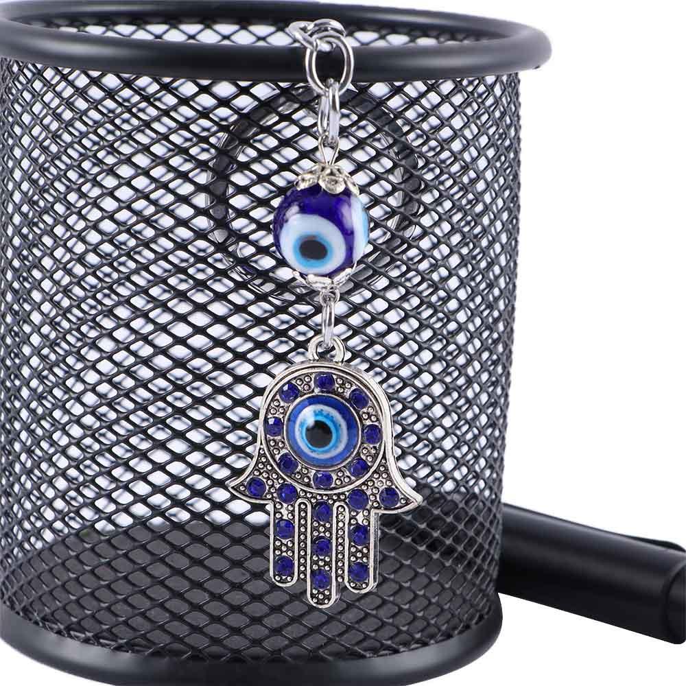 Good Luck Key Holder Car Keyrings Amulet Evil Eye Protection Charm Hamsa Keychain Fatima Hand