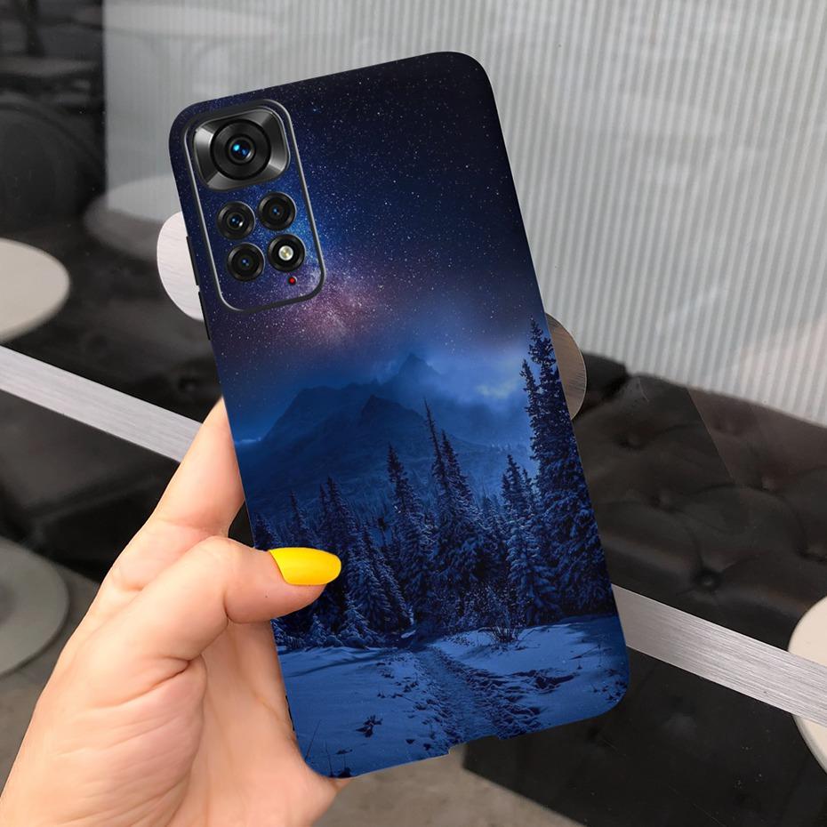 Чехол для Xiaomi Redmi Note 11 Pro Чехол Redmi Note 11 11S 4G Милый Узор Гелевый Силиконовый Мягкий Чехол Обложка Для Redmi Note11 S 11 Pro