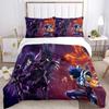 Admire Saint Seiya Pattern Cartoon Duvet Cover Set HD Одеяло Cover для детей Постельные комплекты Постельное белье Декор для спальни