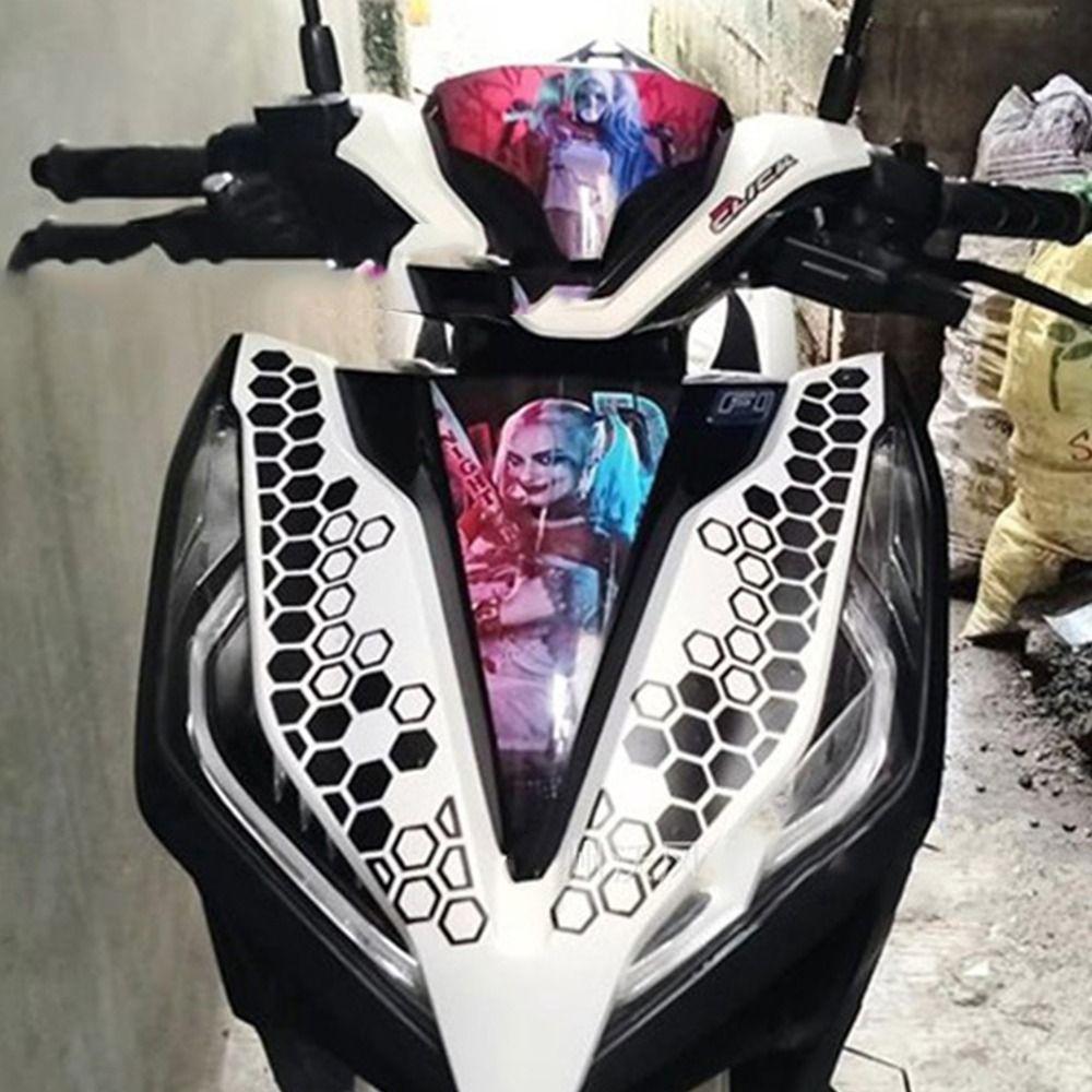 Мотоцикл, электрический велосипед, мотоцикл, декоративная наклейка, многоцветные светоотражающие наклейки, универсальные