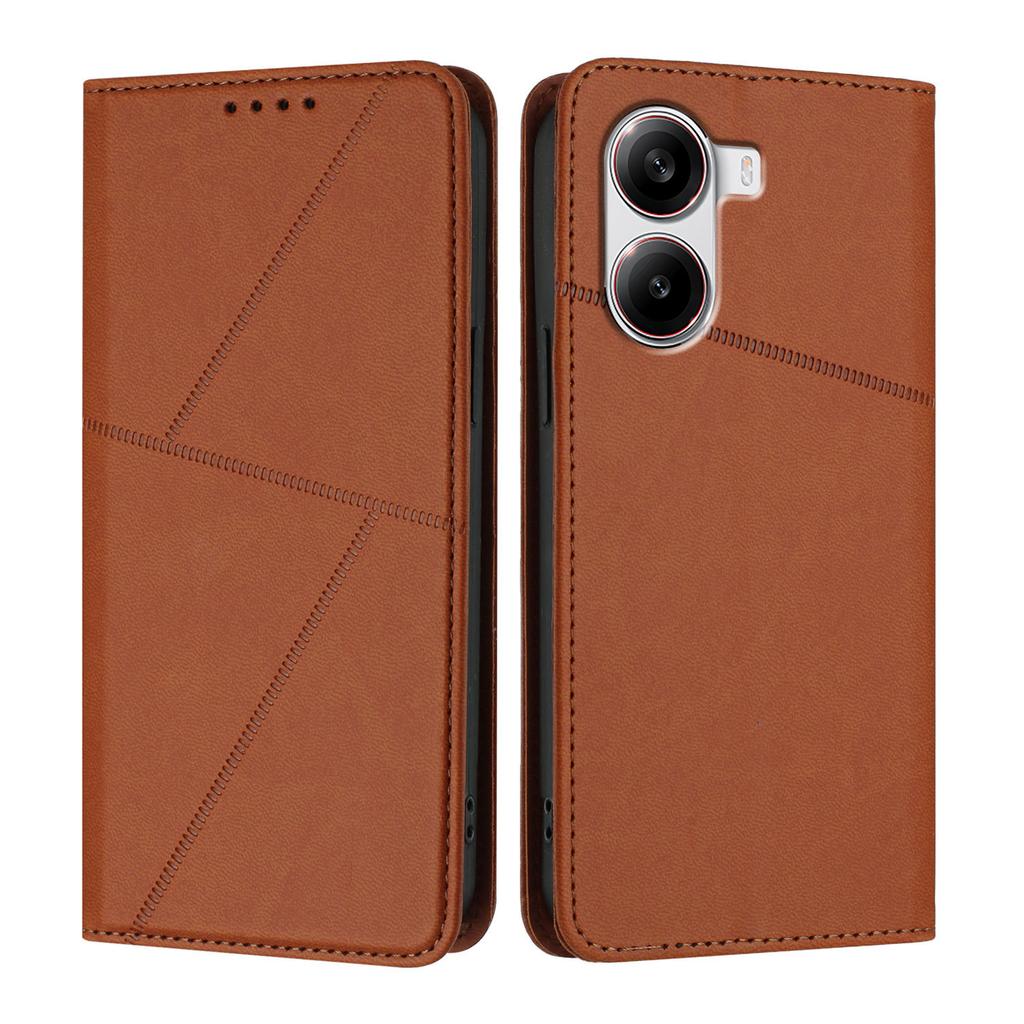 For Xiaomi Redmi Turbo 4 5G/Xiaomi Poco X7 Pro 5G Wallet Case Magnetic Closure Leather Flip Phone Cover with Stand