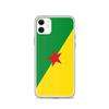Coque iPhone - PIXELFORMA - iPhone 11 - Drapeau De La Guyane - Protection Complète - Silicone Souple
