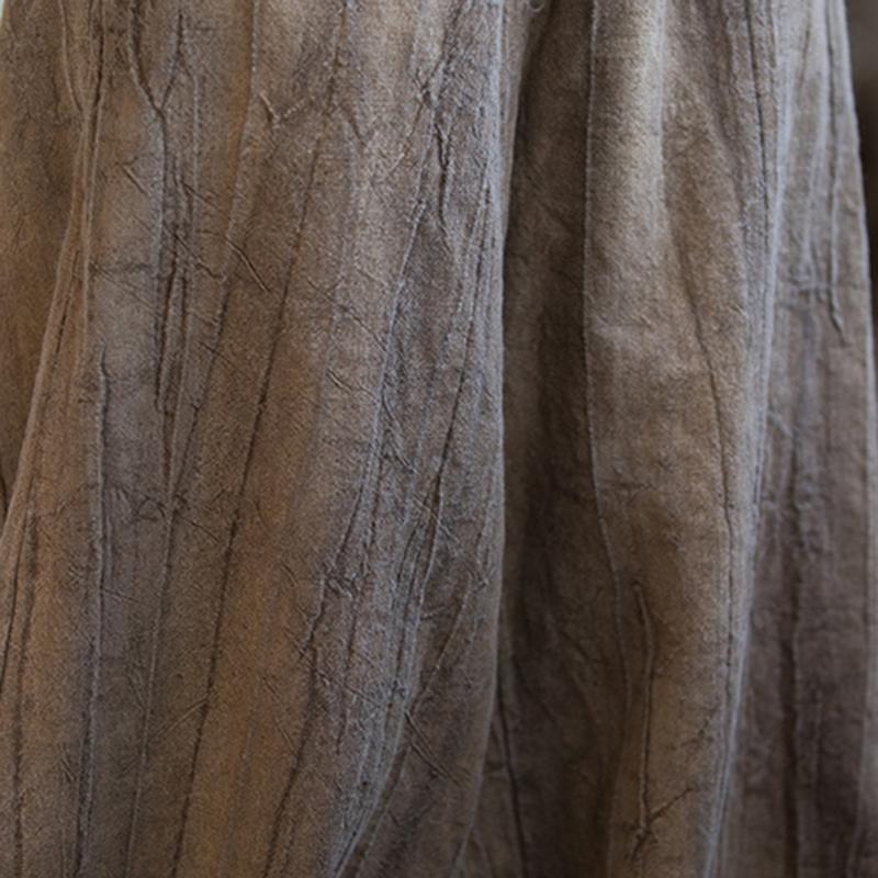 Элегантные женские хлопковые льняные мешковатые брюки-карго, винтажные брюки для йоги с эластичной резинкой на талии, свободные повседневные длинные широкие брюки, одежда больших размеров