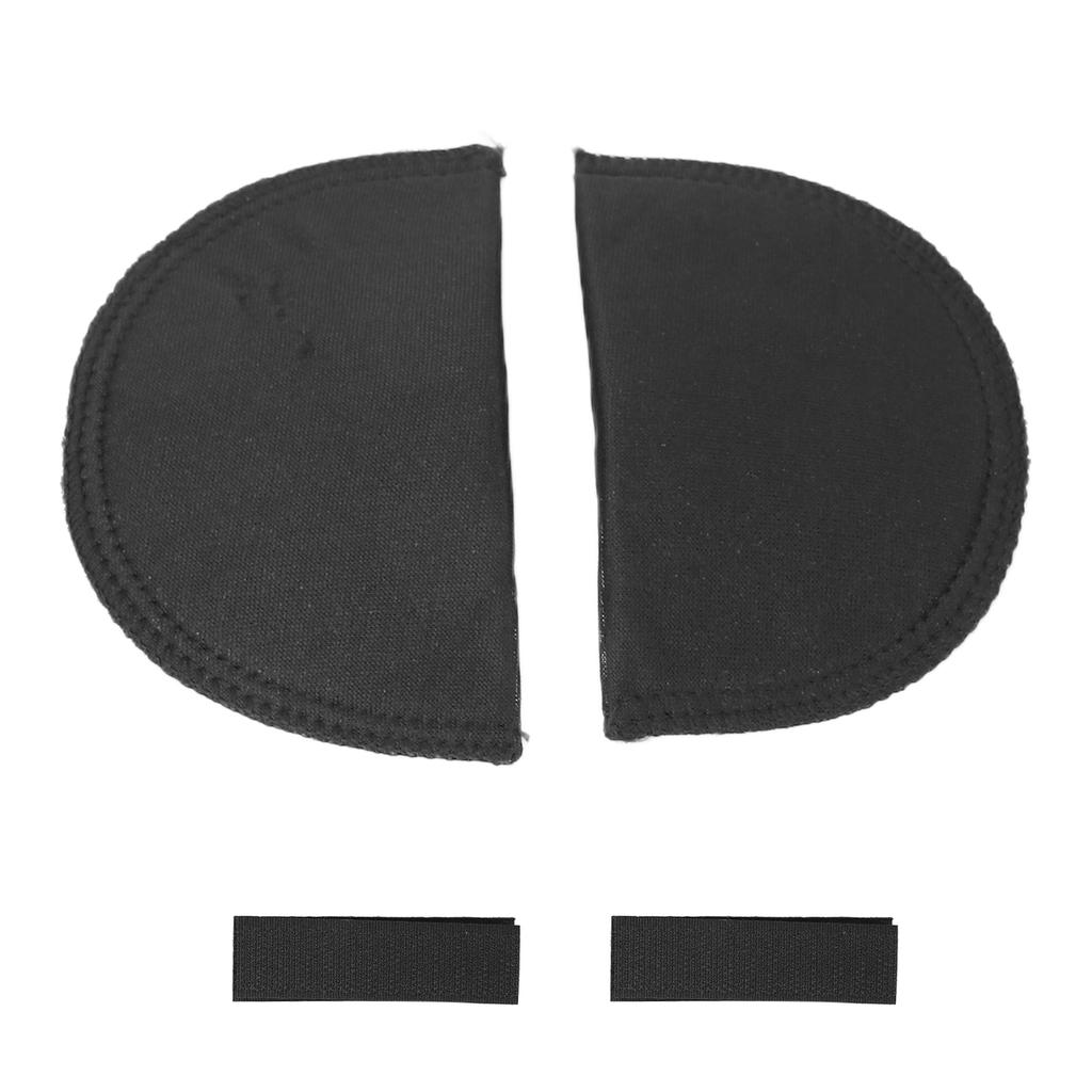 Мягкие губчатые удобные противоскользящие многоразовые утолщенные подплечники для одежды черные
