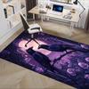 Raven Moonlit Garden Chair Mat Office Carpet, Oversized Rug for Home Decor, Sofa Mat, Desk Pad Gift,