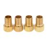 Brand Brass Valve Adapter Cap Pump Connector 4 Pieces for Bicycles and Motorcycles AS [No Product]