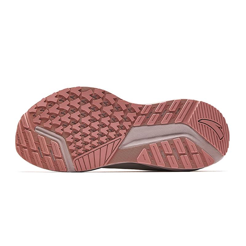 Anta Женские профессиональные беговые кроссовки с амортизацией Off White Pink 122545545-3