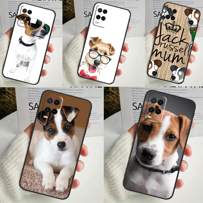 Чехол для собаки Джек-рассел-терьер для OPPO A58 A78 A98 A15 A16 A17 A76 A96 A77 A52 A72 A5 A9 A79 A94 A74 A57S A53S A54S